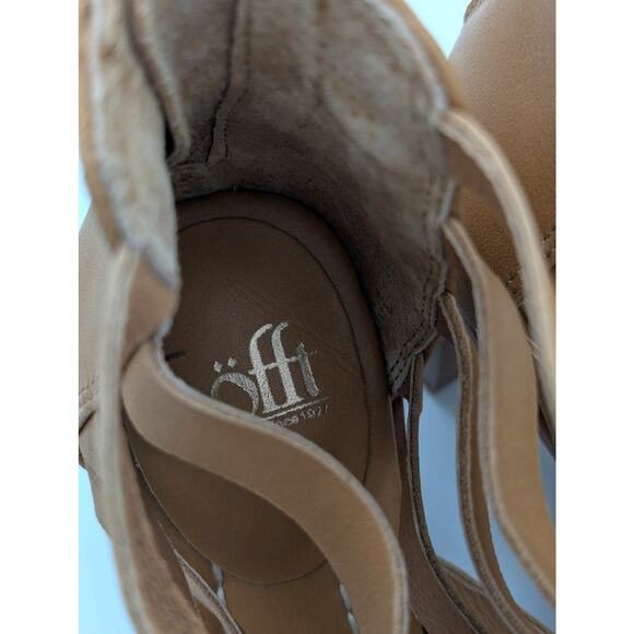 Sofft Stratford Luggage Heeled Sandal Women's Leather Brown Size US8M - Picture 9 of 9